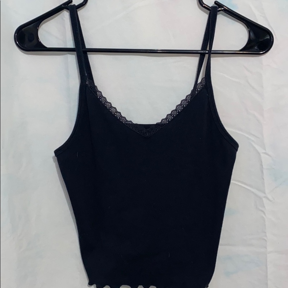 Black tank top